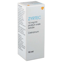 Зиртек 10мг/мл 10мл капли д/приема внутрь (Цетиризин)